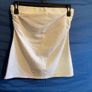 White Stretchy Halter Shirt